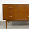 Restored Mid Century Teak Chest Of Drawers