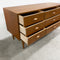 Restored Mid Century Teak Chest Of Drawers