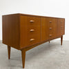 Restored Mid Century Teak Chest Of Drawers