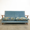 Restored Mid Century Three Seater Sofa Lounge
