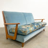 Restored Mid Century Three Seater Sofa Lounge
