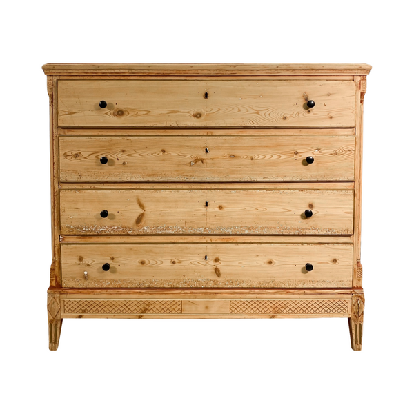 Rustic Baltic Pine Chest Of Drawers