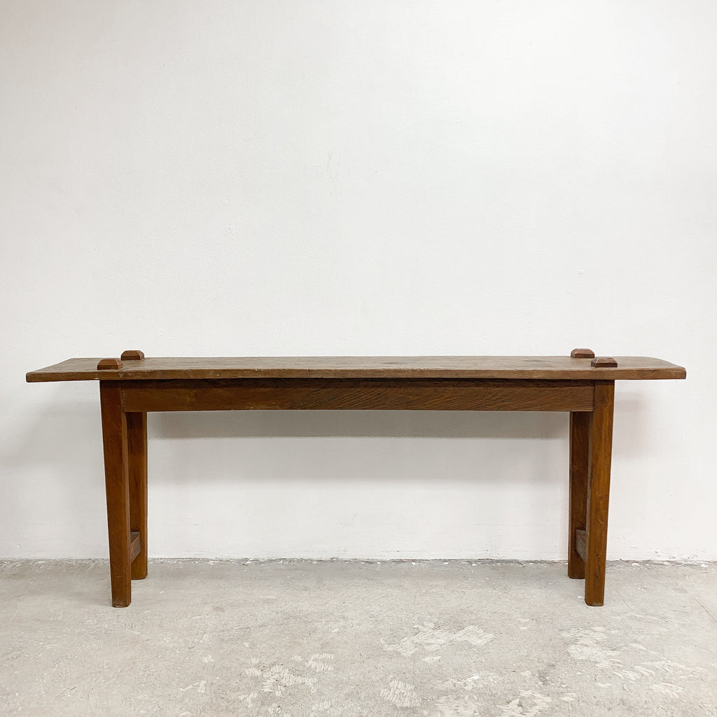 Rustic Elm Console Table