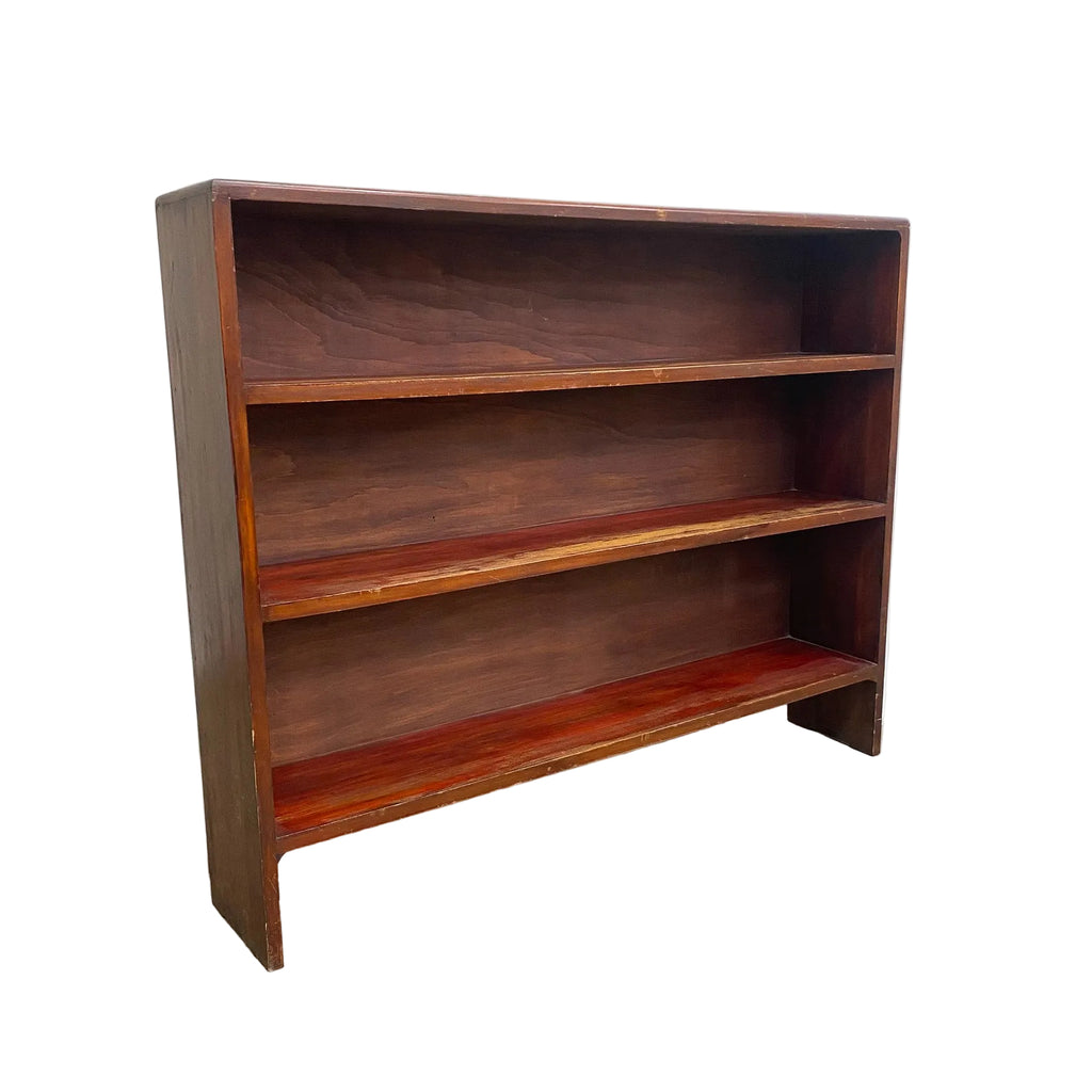 Rustic Mid Century Wooden Bookshelf