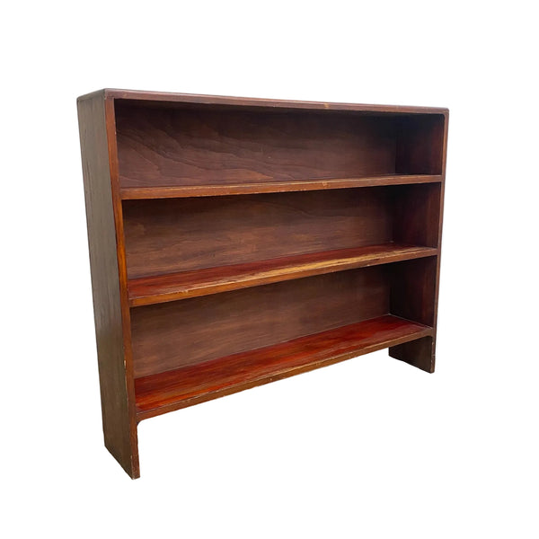 Rustic Mid Century Wooden Bookshelf