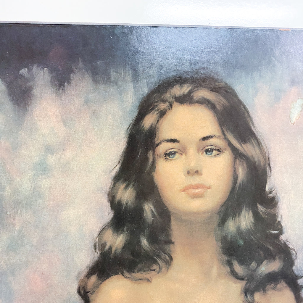 Semi Nude Lady Print By Artist Larry Vincent Garrison