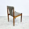 Set 4 1970's Mid Century T Back Dining Chairs
