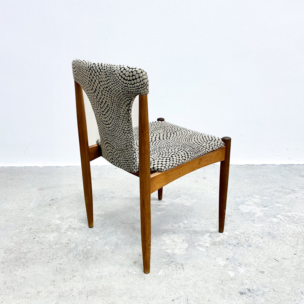 Set 4 1970's Mid Century T Back Dining Chairs