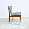 Set 4 1970's Mid Century T Back Dining Chairs