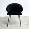 Set 6 Designer Eichholtz Kinley Dining Chairs Black Velvet