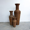 Set Of 3 Pencil Cane Vases