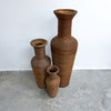 Set Of 3 Pencil Cane Vases