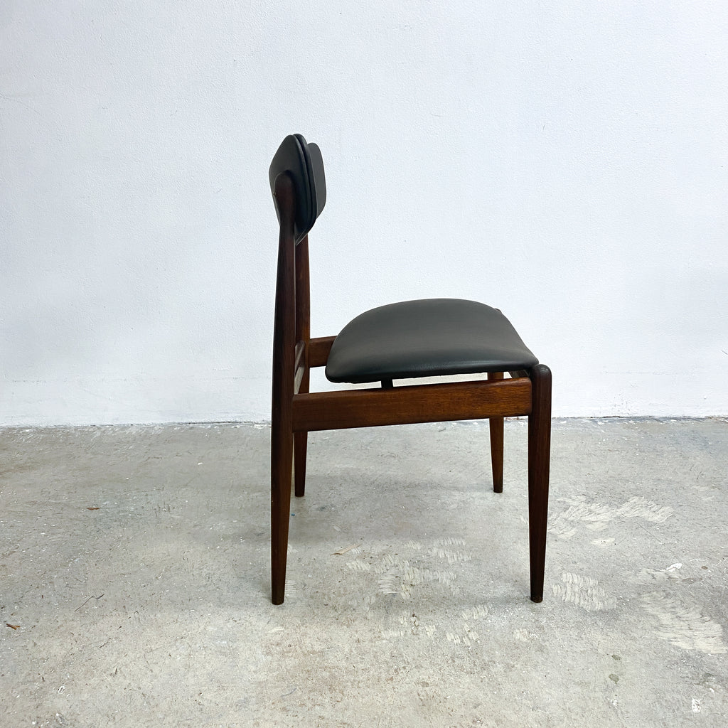 Set Of 4 Parker Mid Century Matchstick Dining Chairs