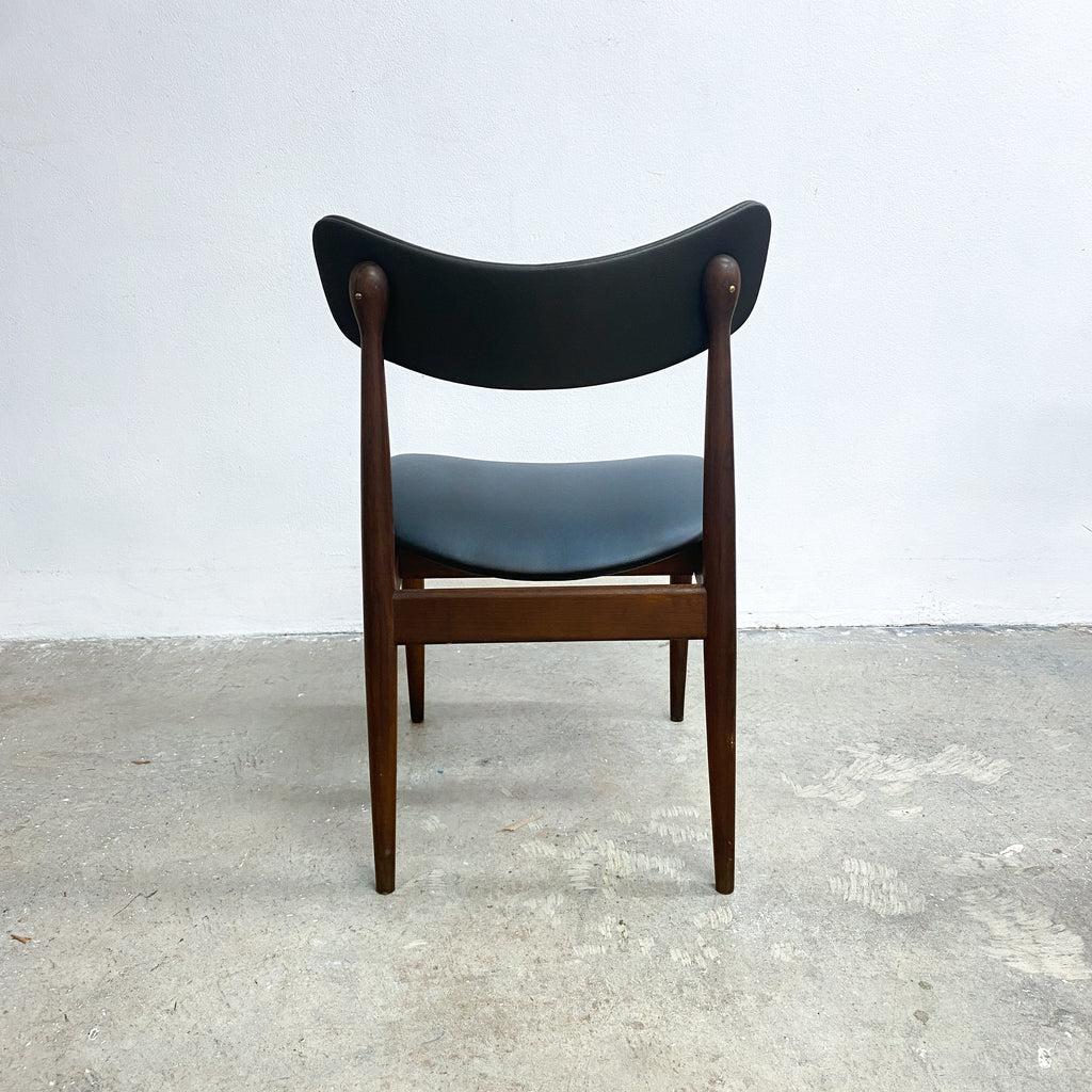 Set Of 4 Parker Mid Century Matchstick Dining Chairs