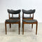 Set Of 4 Parker Mid Century Matchstick Dining Chairs