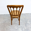 Set Of 6 Mid Century Bentwood And Rattan Dining Chairs By Ligna