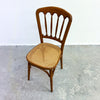 Set Of 6 Mid Century Bentwood And Rattan Dining Chairs By Ligna