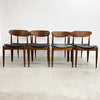 Set Of Eight Mid Century Parker Nordic Spadeback Matchstick Dining Chairs
