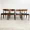 Set Of Eight Mid Century Parker Nordic Spadeback Matchstick Dining Chairs