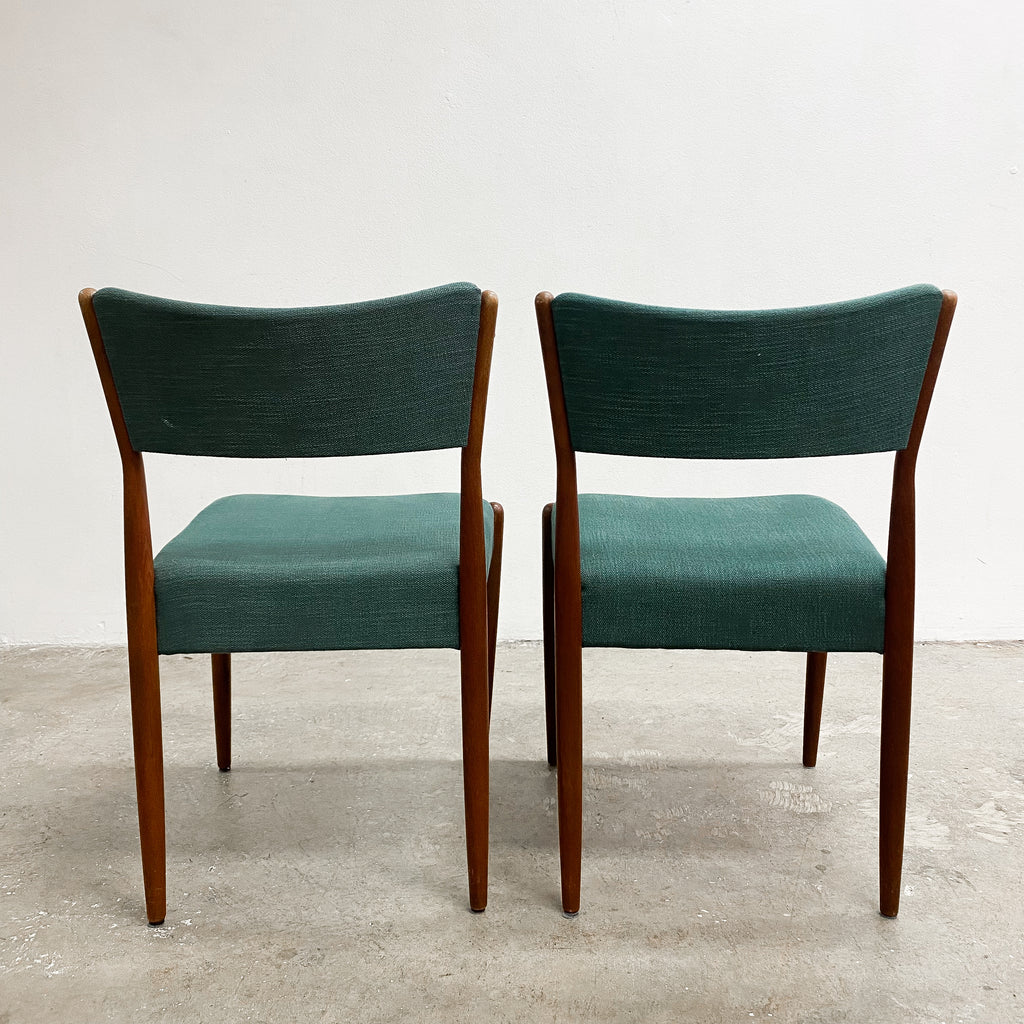 Set Of Four Mid Century Parker Dining Chairs
