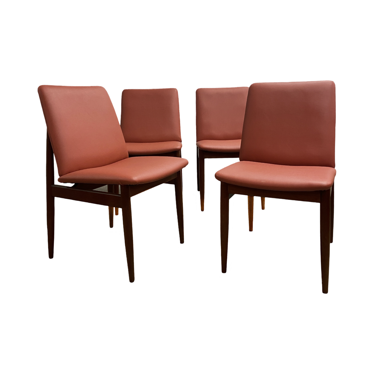 Set Of Four Mid Century Parker 'Ballarat' Dining Chairs