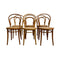 Set Of Six Bentwood Dining Chairs