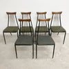 Set Of Six Mid Century Framac Viking Dining Chairs