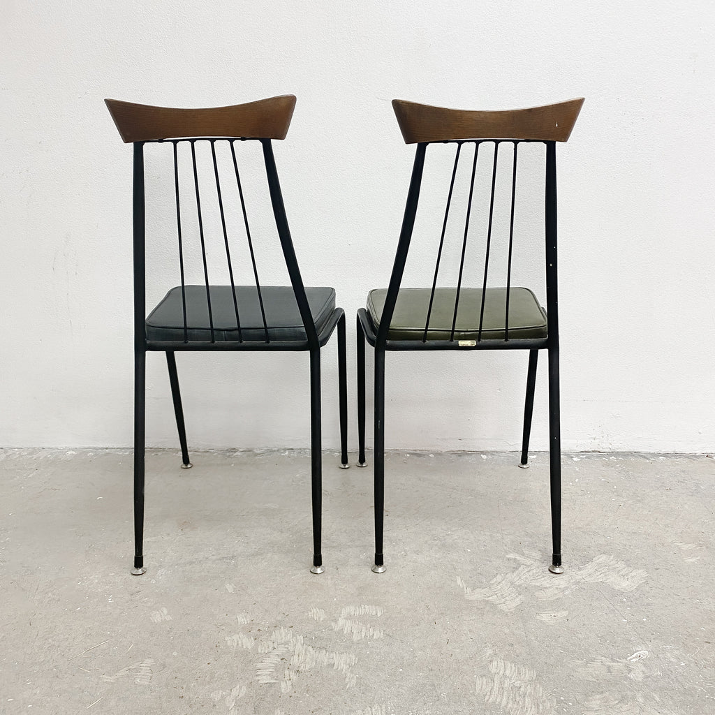 Set Of Six Mid Century Framac Viking Dining Chairs