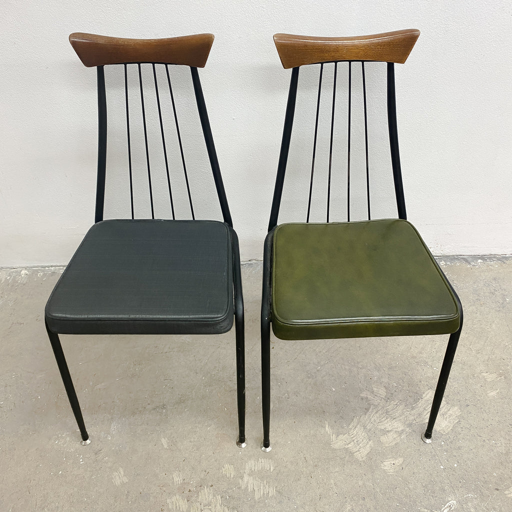 Set Of Six Mid Century Framac Viking Dining Chairs