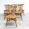 Set 6 Mid Century Ercol Model 376