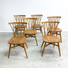 Set 6 Mid Century Ercol Model 376