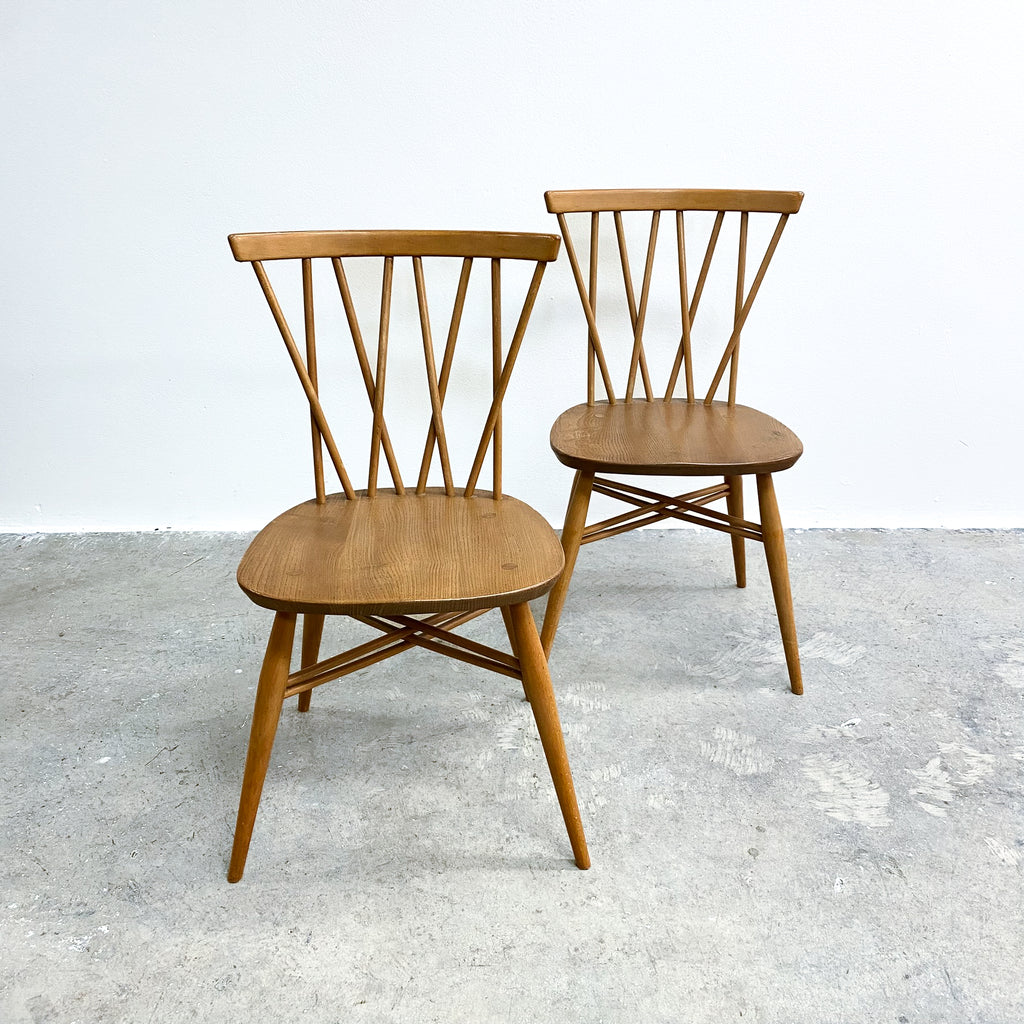 Set 6 Mid Century Ercol Model 376