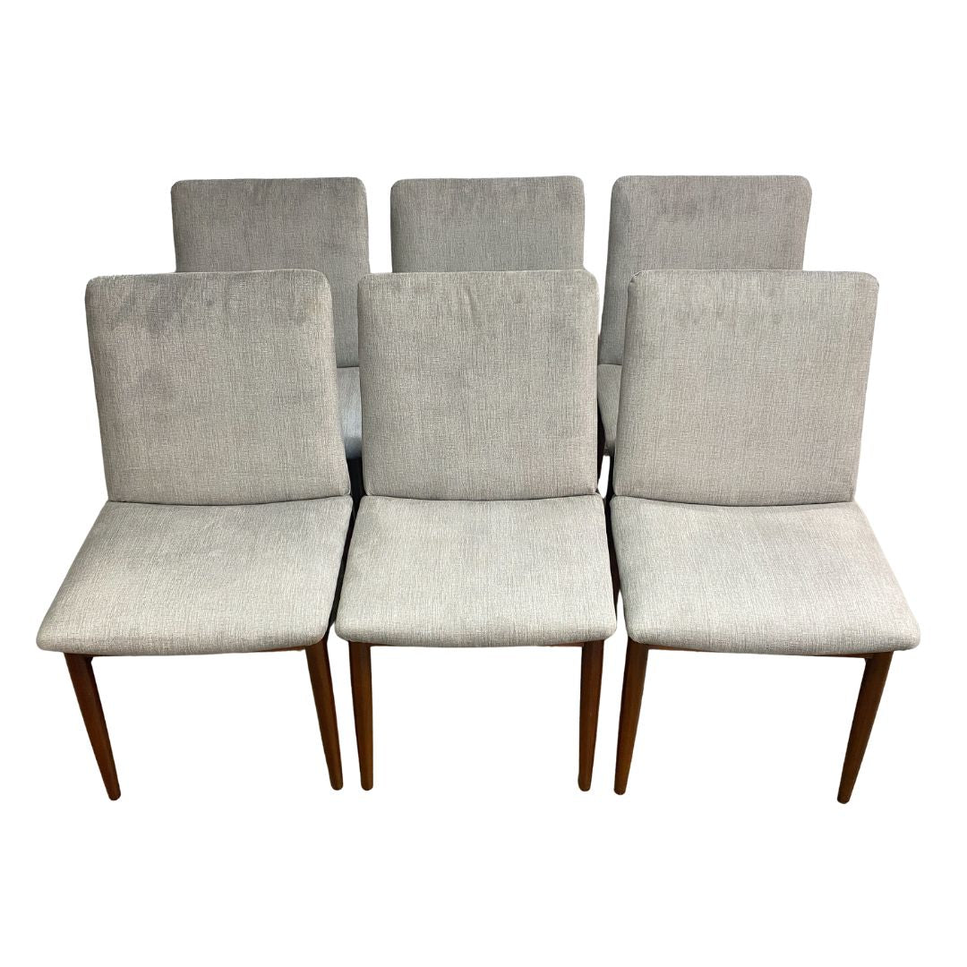 Set Of Six Mid Century 'Ballarat' Slab Back Parker Dining Chairs