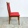 Set of 4 Parker Mid Century T-Back Dining Chairs