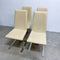 Set of 4 Vintage Modernist Z Chairs In The Style of Rolf Benz