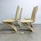 Set of 4 Vintage Modernist Z Chairs In The Style of Rolf Benz