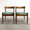 Set of 6 Parker Nordic Dining Chairs With Restored Blackwood Frames