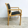 Set of Four Beech European 1960's/70's Chairs