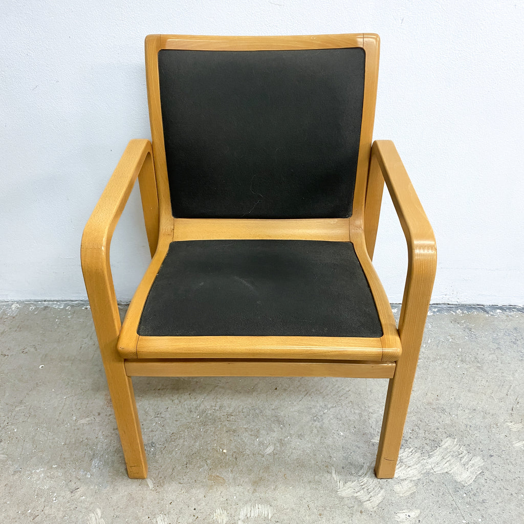 Set of Four Beech European 1960's/70's Chairs