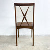Set of Four John Duffecy Mid Century Cross Back Dining Chairs