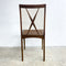 Set of Four John Duffecy Mid Century Cross Back Dining Chairs