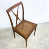 Set of Four John Duffecy Mid Century Cross Back Dining Chairs