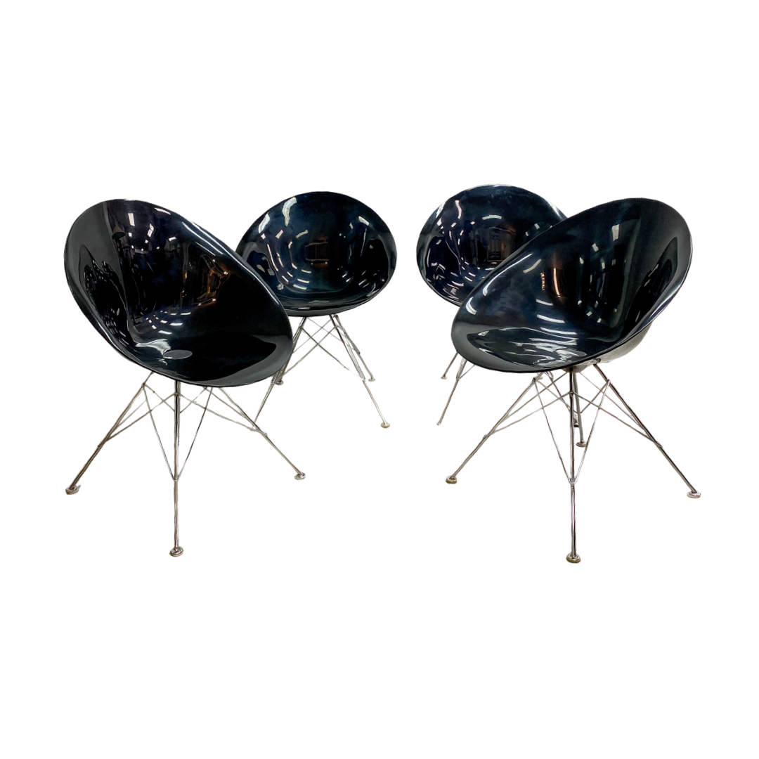 椅子 Kartell EroS black Kartell EROS Black Chair by Philippe 椅子 Kartell EroS black Kartell EROS Black Chair by Philippe