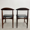 Set of 6 Early Mid Century Danish Afromosia "Cow Horn" Dining Chairs