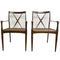 Set of Two John Duffecy Mid Century Crossback Carver Chairs
