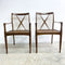 Set of Two John Duffecy Mid Century Crossback Carver Chairs
