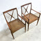 Set of Two John Duffecy Mid Century Crossback Carver Chairs