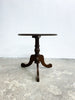 Small 1920s Round Cedar Wine Side Table