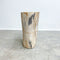Petrified fossilised wood side table