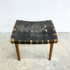 Snelling Footstool Woven Strapping